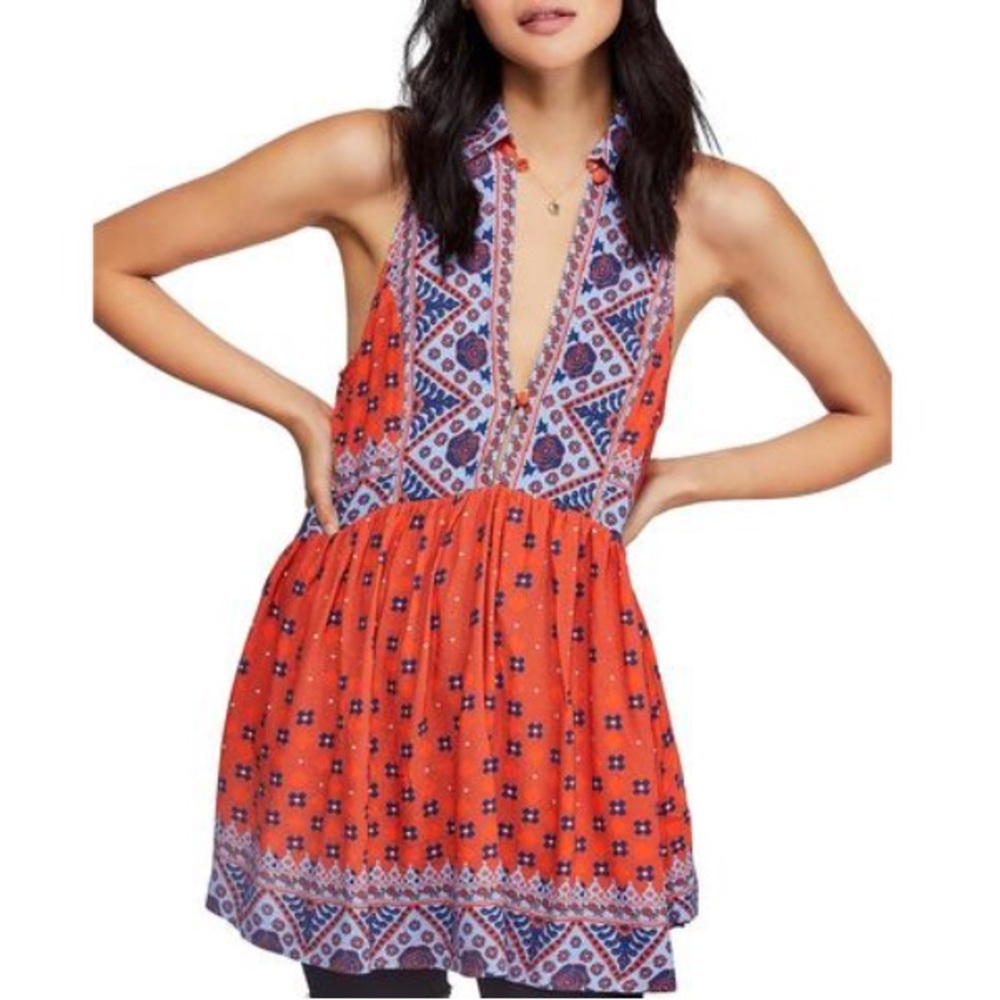 Free People Charolette Collared Tunic/Dress